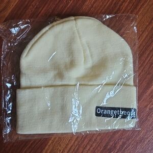 Orangetheroy Fitness 2025 12 Days Of Ftiness Beanie Cream, Knit- Unisex NWT